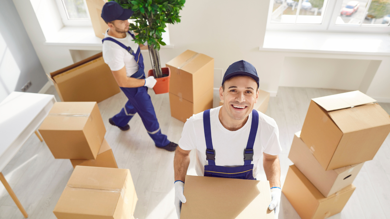 [background image] office space (for a moving & storage company)