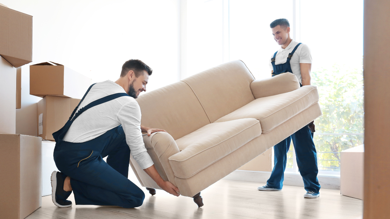 image of movers handling furniture
