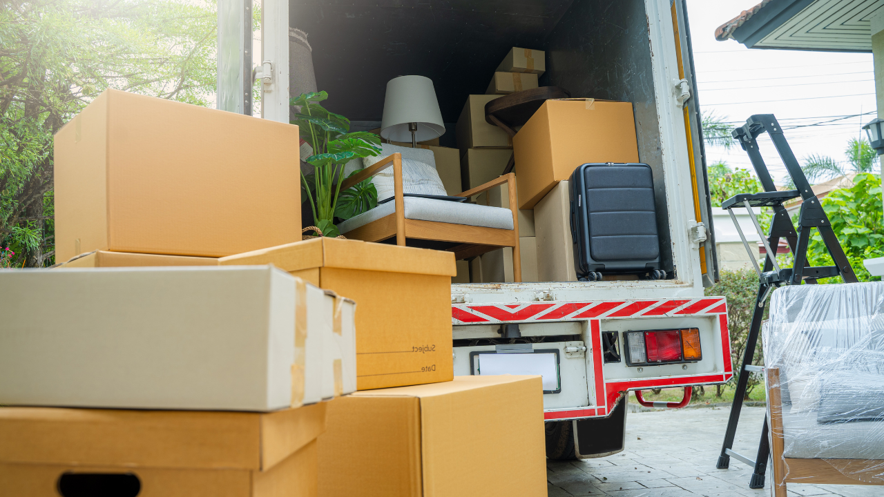 moving & storage service: storage facility interior