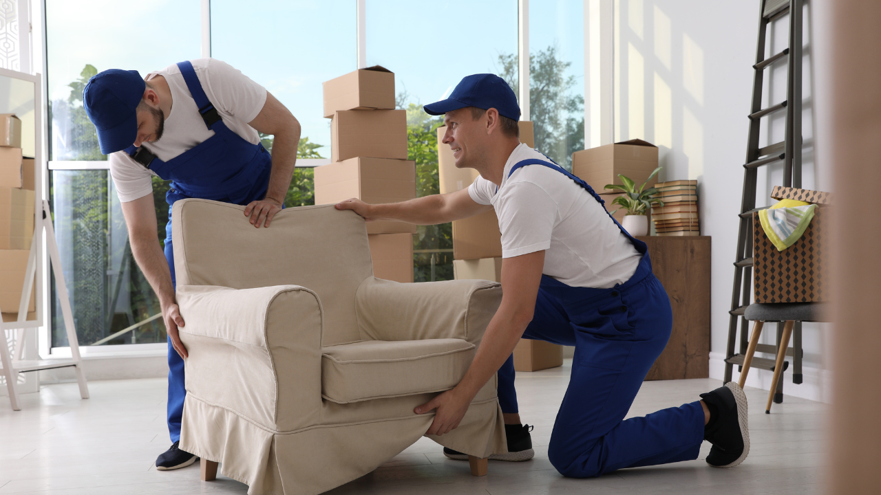 image of moving team at work
